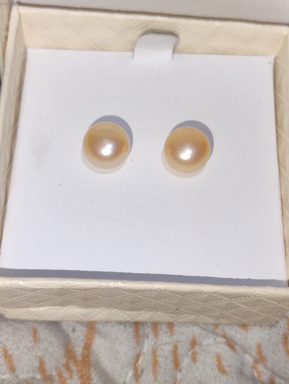 Honora Classic Golden Pearl Stud Earrings - Women Jewelry